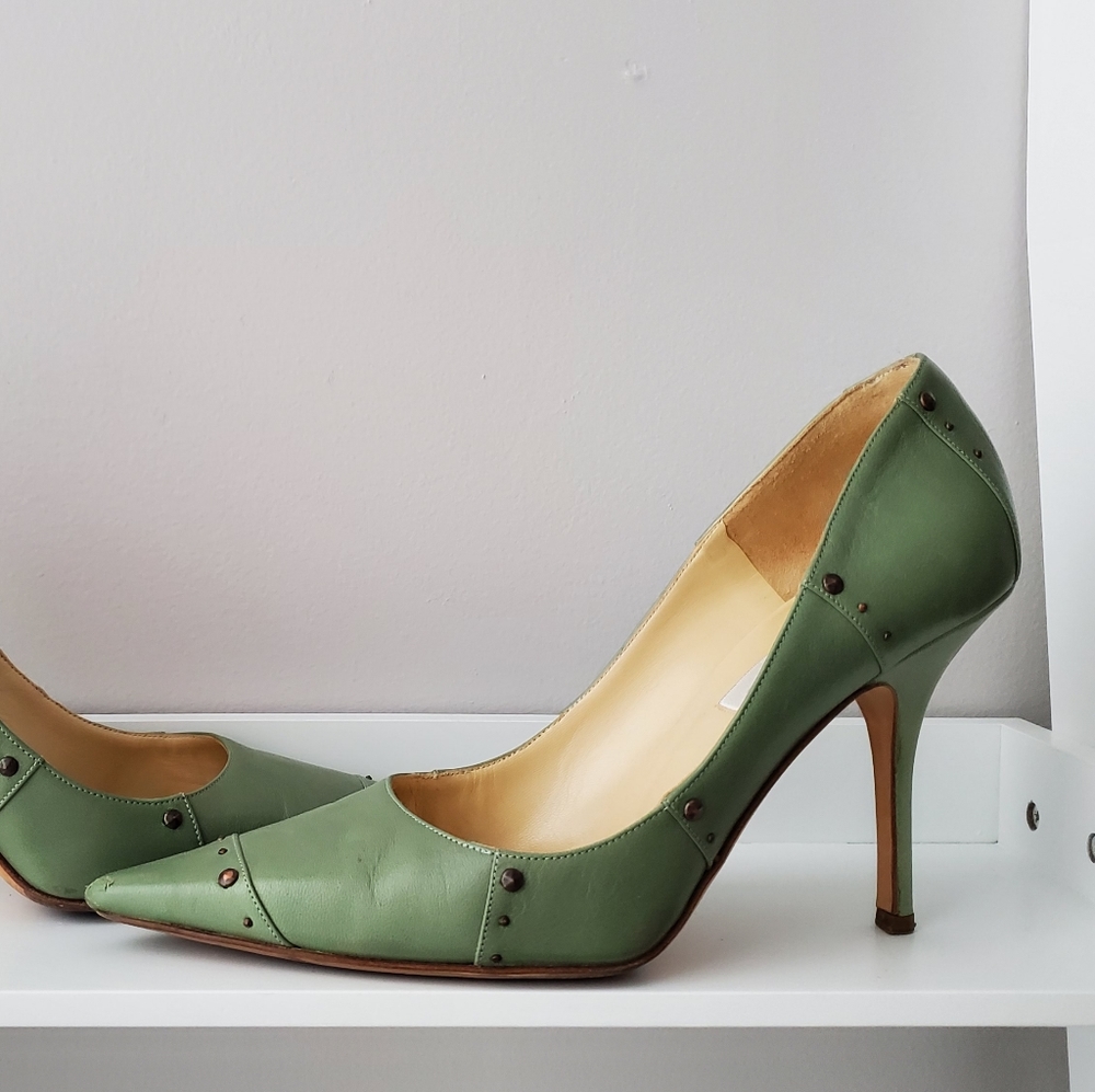 Jimmy Choo Studded Heel Pumps